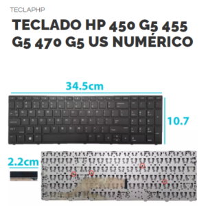 Teclado Hp 450 G5 455 G5 470 G5