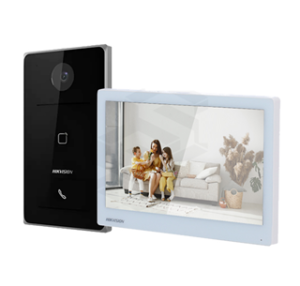 Kit Video Portero Hikvision Ip 1 DS-KV6133-WME1 + 1 DS-KH6350-WTE1 + 1 32GB TF card